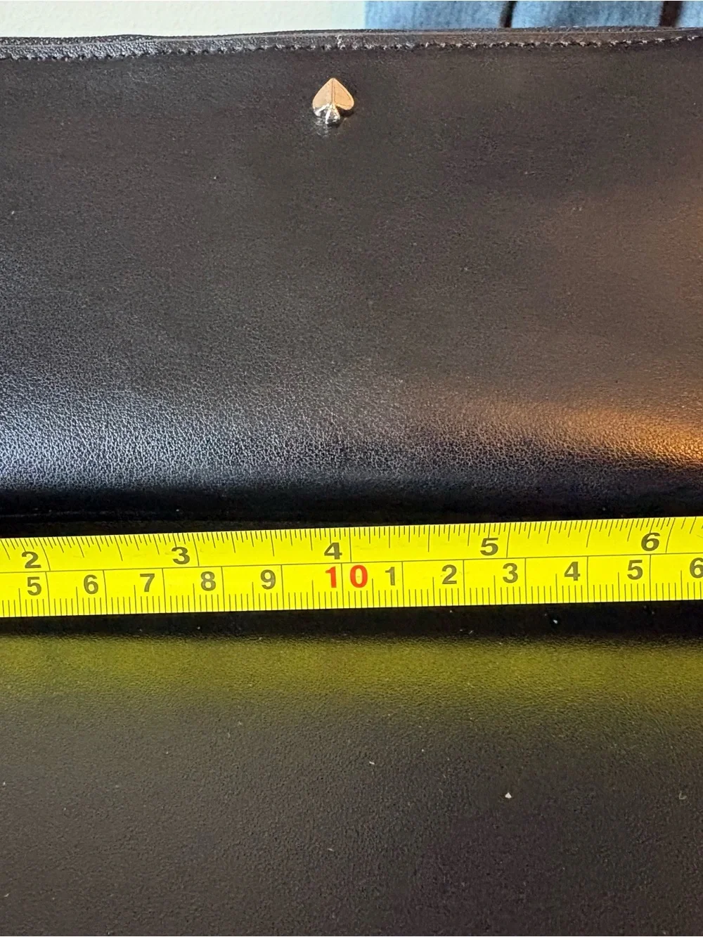 kate spade Black Leather Zip Wallet/Belt Bag- Size L/XL